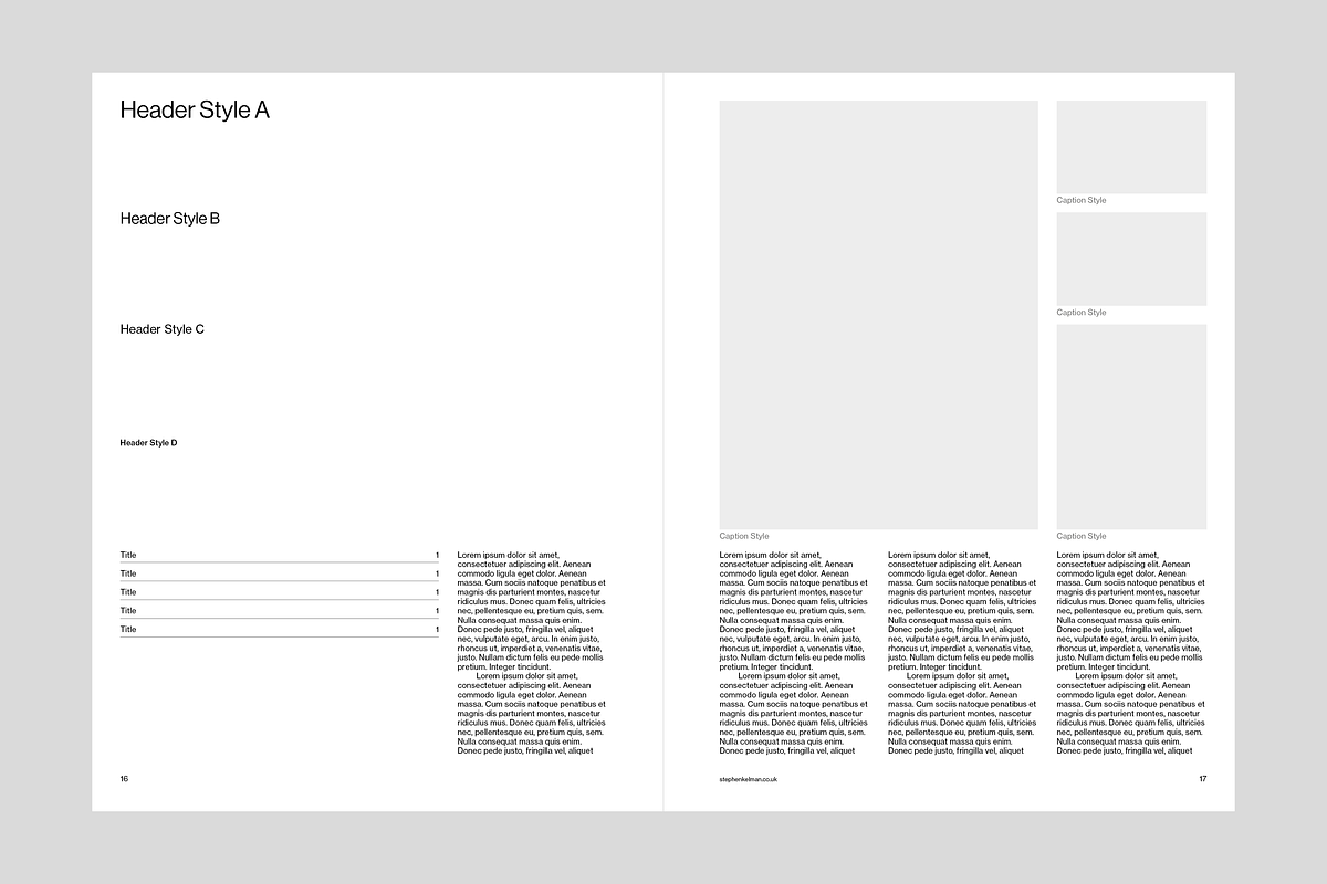 US Letter Grid System for InDesign, a Brochure Template by Stephen Kelman (Photo 3 of 6)
