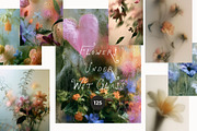 Flowers Under Wet Glass Backgrounds, a Background Graphic by Lana Elanor (Thumbnail 8 of 18)