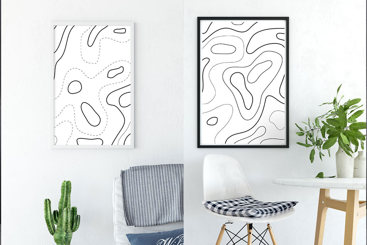 Seamless Pattern | Topographic Map, a Pattern Graphic by Thirtypath Studio (Photo 4 of 6)