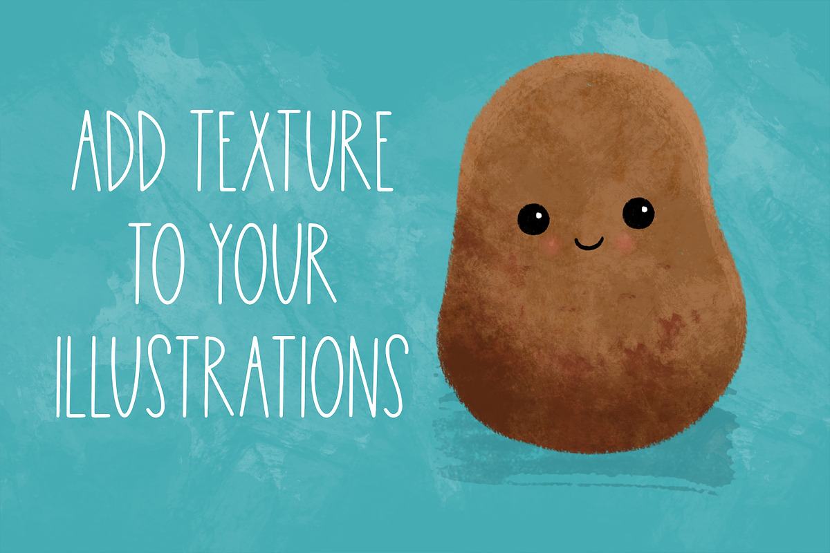 Procreate Brushes | Texture stamps, a Brush Add-On by Brushed Rose (Photo 2 of 4)