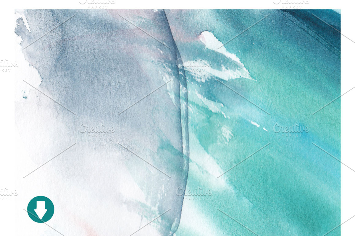 Seaweed watercolor collection, a Pattern Graphic by Katya_lu (Photo 9 of 10)