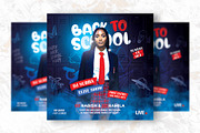 Back to school Party Flyer Design, a Flyer Template by Shajib Shikder (Thumbnail 2 of 2)