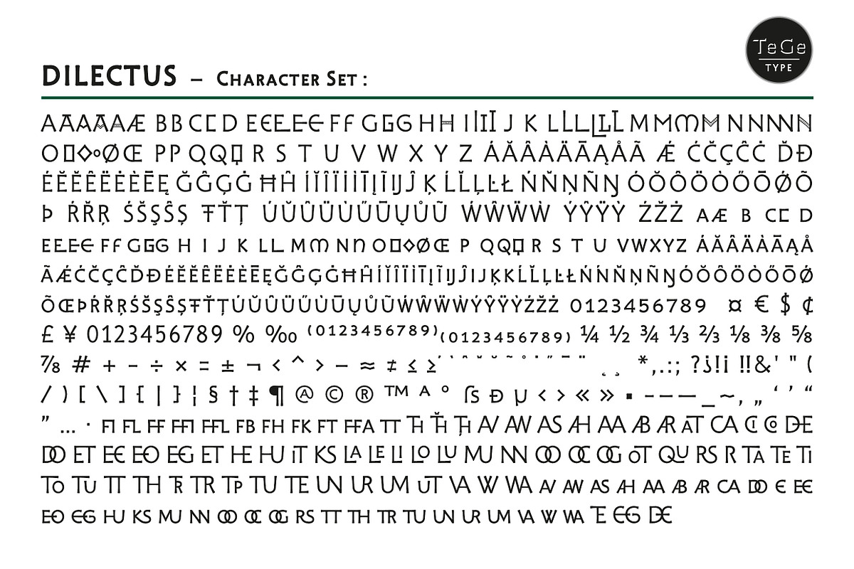 Dilectus, a Script Font by TeGeType foundry (Photo 8 of 8)