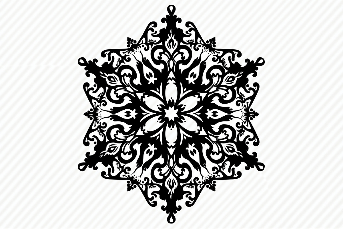 Mandala Laser Cut Files, an Illustration by balal (Photo 8 of 9)
