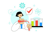 10 Female Led STEM Startups, a Person Illustration by denayunebgt (Thumbnail 4 of 4)