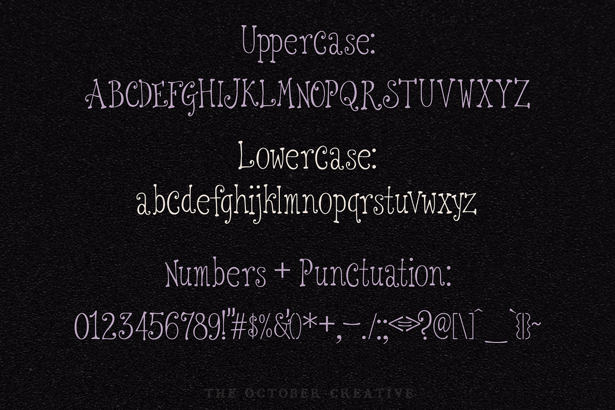 Ask the Cards Again Whimsical Serif, a Serif Font by The October Creative (Photo 2 of 8)