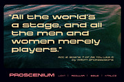 Proscenium - A Wide Sans-Serif Font, a Sans Serif Font by Wingsart Studio (Thumbnail 2 of 14)