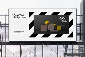 Clean Billboard Banner Mockup