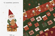 Christmas Gnomes & Holiday Clipart, a Decorative Illustration by Jenny Quince (Thumbnail 7 of 11)