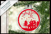 Christmas Snow Scenes for Ornaments, an Object Graphic by SparkalDesigns (Thumbnail 3 of 4)