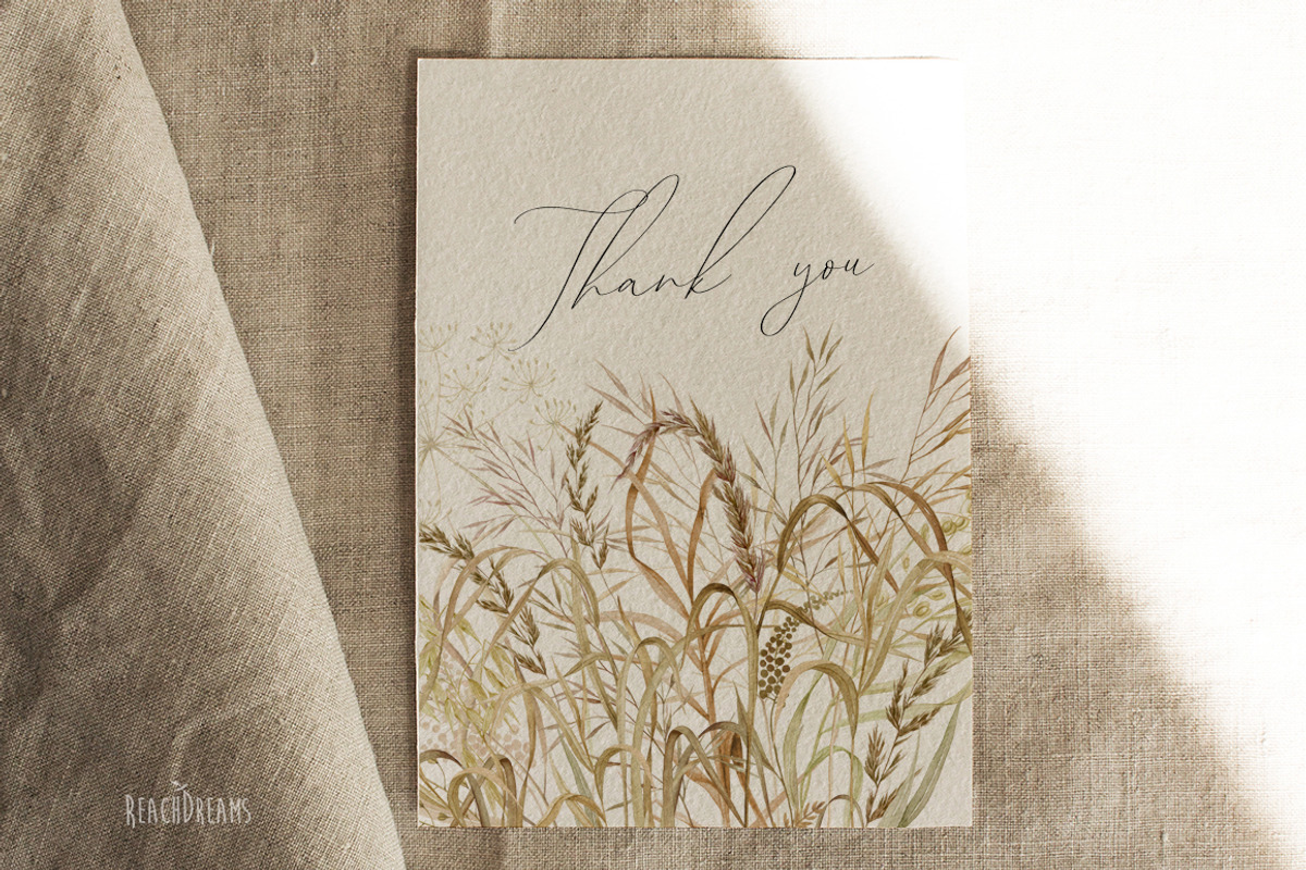 Wildflower fall watercolor clipart, a Decorative Illustration by ReachDreams (Photo 10 of 10)