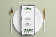 Greenery Foliage & layouts, an Invitation Template by Andrea Muller (Thumbnail 7 of 7)