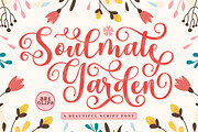 Soulmate Garden, a Script Font by Rotterlab Studio (Thumbnail 1 of 8)
