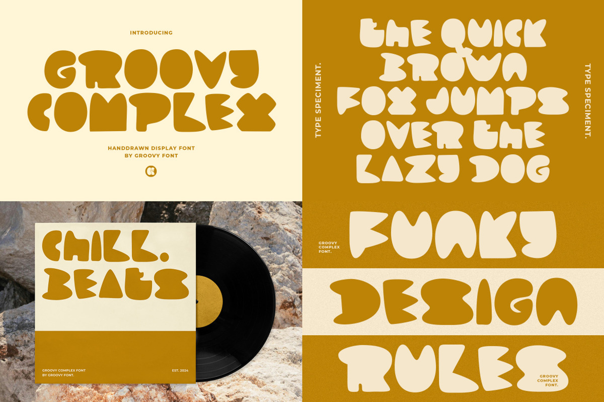 SALE! GROOVY RETRO - Font Bundle, a Sans Serif Font by GroovyFontCo (Photo 15 of 16)