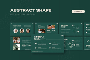 Abstract Shape - Google Slide, a Presentation Template by AQR Studio