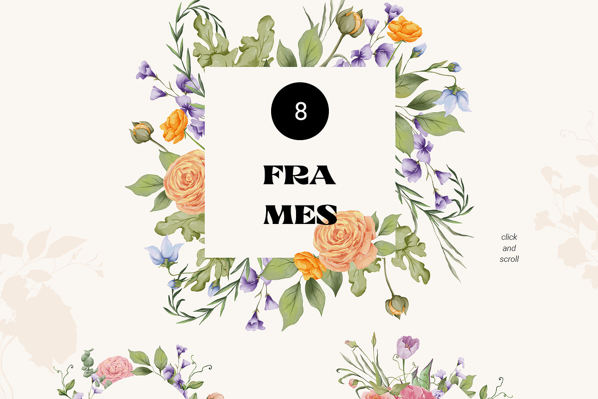 SPRING watercolor floral set, a Decorative Illustration by Yuliia Lashevska (Photo 11 of 14)