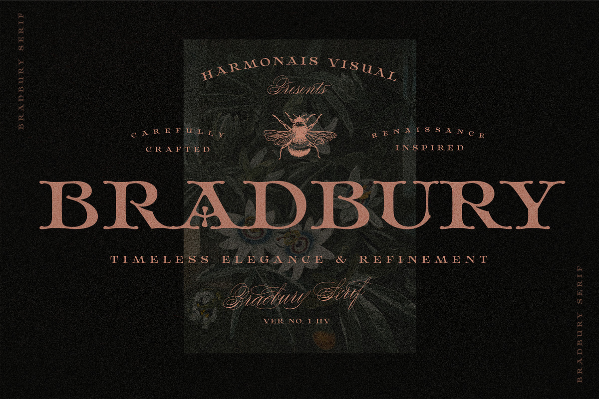 Bradbury - Display Serif, a Serif Font by Harmonais Visual (Photo 1 of 23)