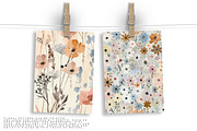 8  meadow flowers seamless patterns, a Pattern Graphic by Patishop Art (Thumbnail 7 of 7)