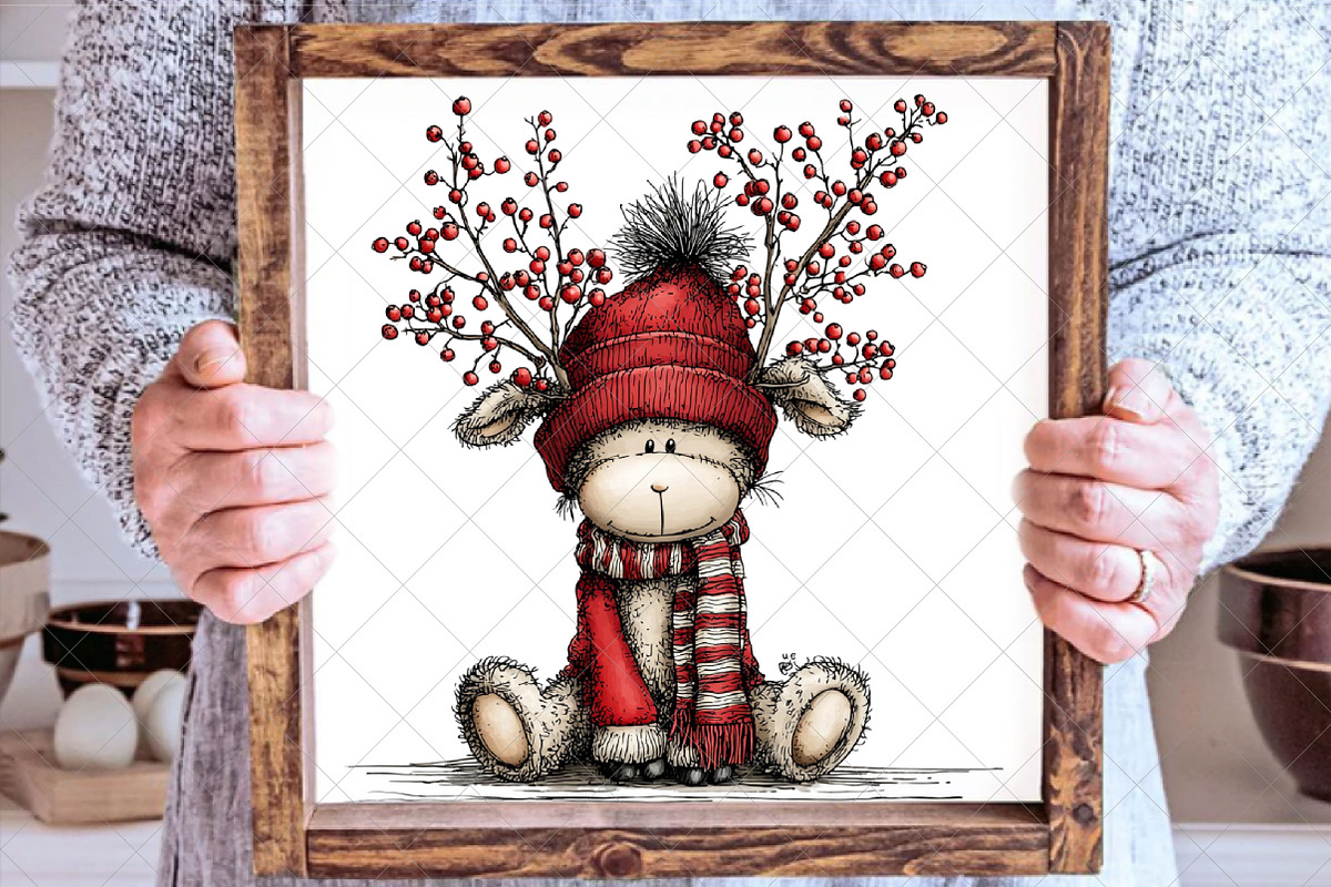 Whimsical Winter Clipart Bundle, an Illustration by SinaCreation (Photo 4 of 7)