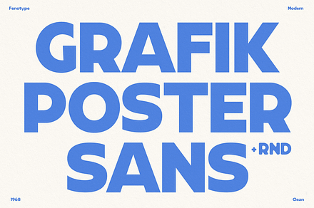 GRAFIK POSTER Sans Serif