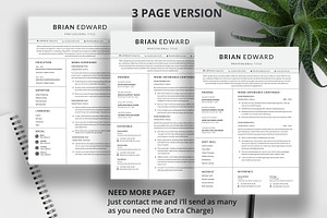 Executive Resume/CV Template