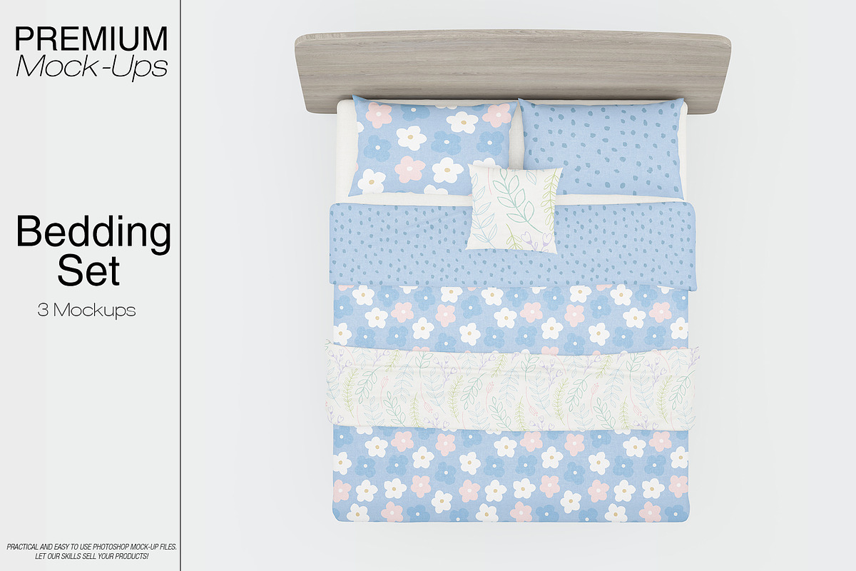 Bed Linens Bundle - 30 Mockups, an Apparel Mockup by mock-ups (Photo 17 of 35)