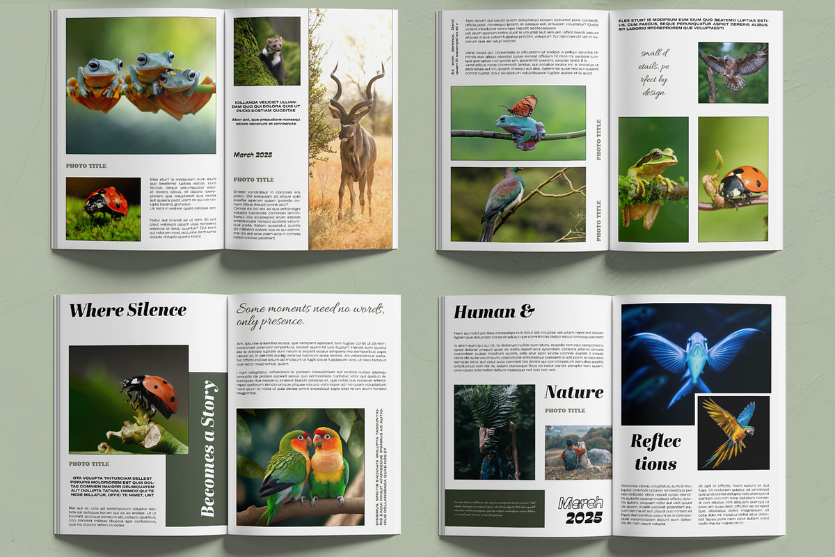 Natural Photobook Template Design, a Brochure Template by MightyDesign (Photo 3 of 6)