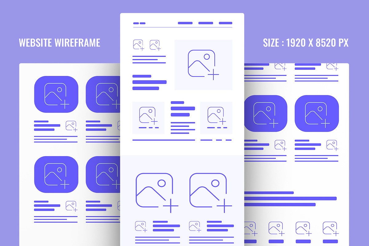 Website Wireframe Landing Page, a Landing Page Template by ContestDesign (Photo 1 of 6)