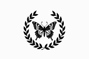 Butterfly Silhouette Vector Bundle, an Illustration by jahid234 (Thumbnail 5 of 9)