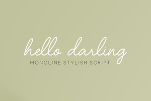 Helloco - Monoline Stylish Script