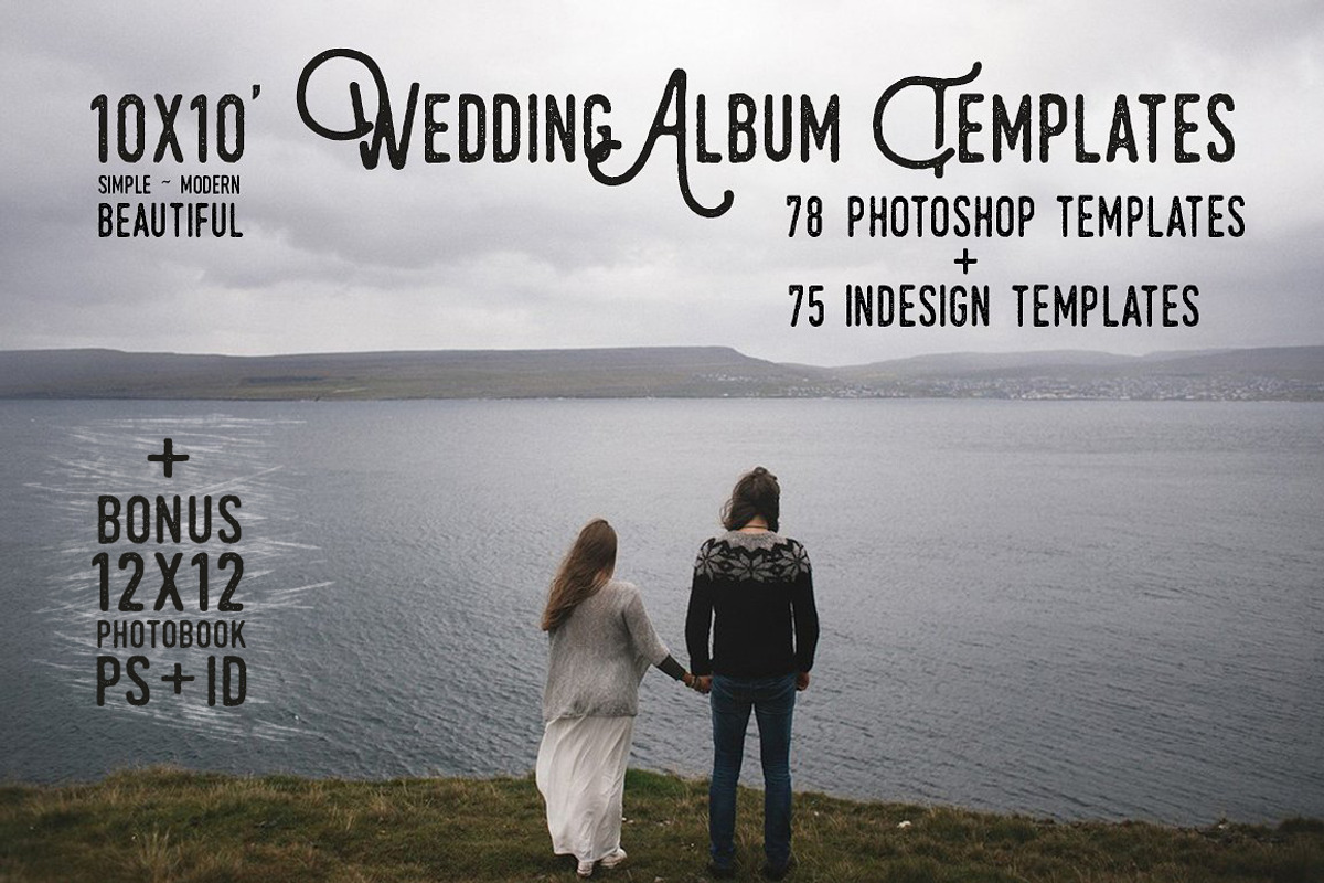 10x10 Wedding Album Templates Ps+Id, a Magazine Template by Arfis (Photo 1 of 8)