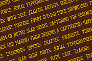 Fatient | Western Slab Retro, a Slab Serif Font by Denustudios (Thumbnail 8 of 12)