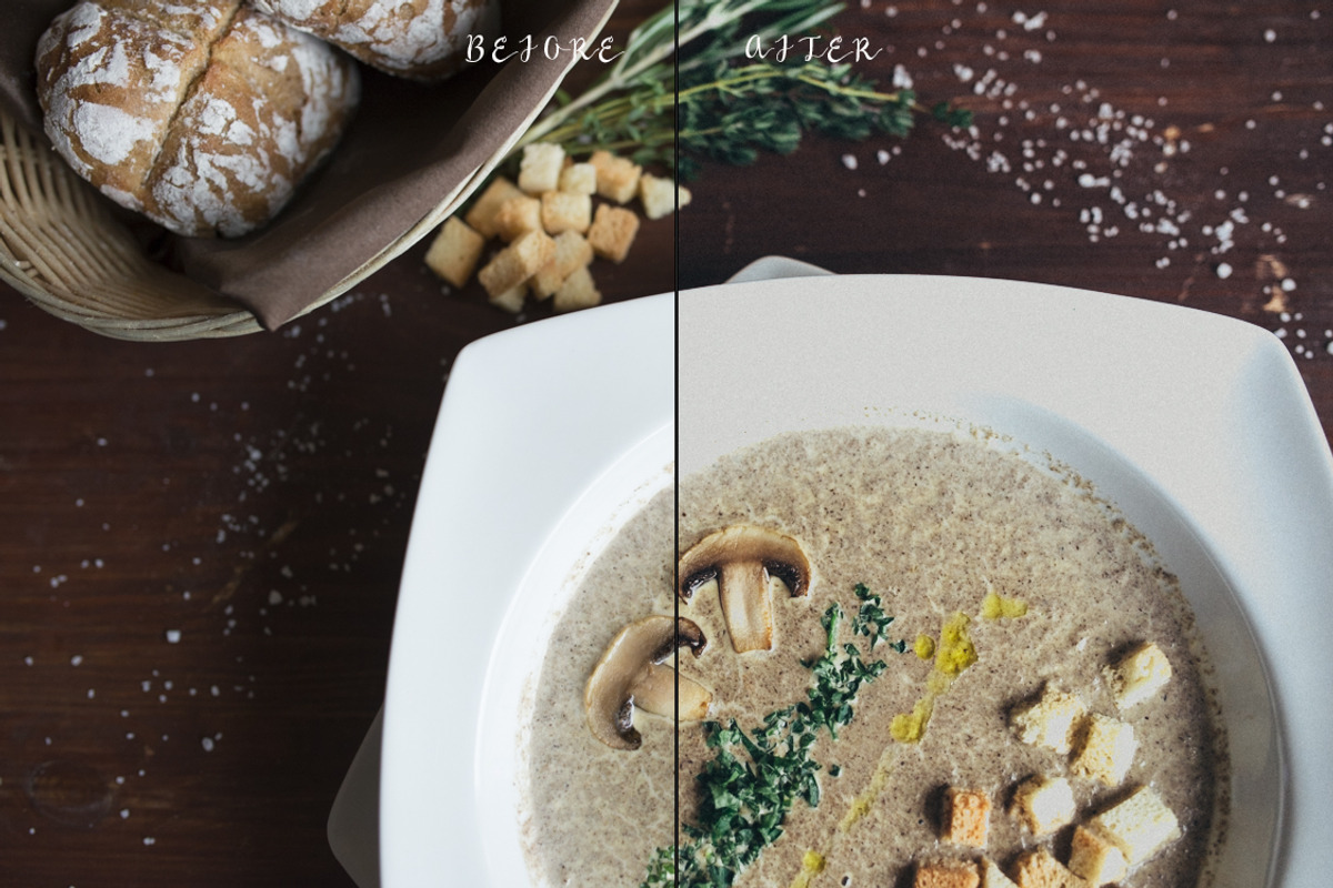 10 Food presets for lightroom preview 5
