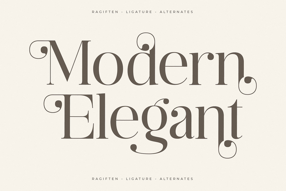 Ragiften Modern Serif Font, a Serif Font by Letterena Studios (Photo 5 of 15)