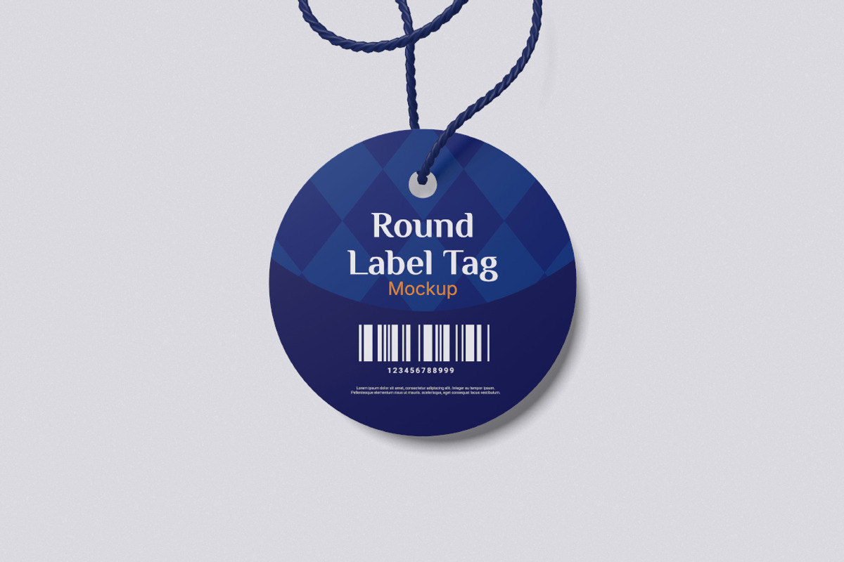 Round Label Tag Mockup, a Product Mockup by swsi-studio (Photo 3 of 5)