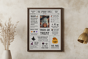 Newspaper Halloween Party Invitation, an Invitation Template by ZoloDesignHub (Thumbnail 2 of 8)