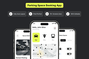 Filllo Parking Space Booking App UI