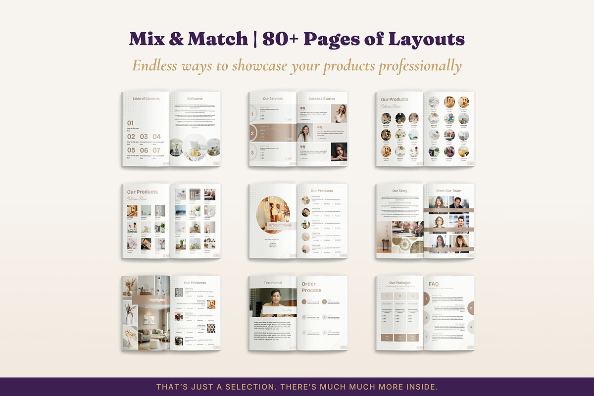 Product Catalog Line Sheet 2 Packs, a Magazine Template by B2 Studio (Photo 9 of 18)
