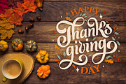Thanksgiving logotype, a Poster Template by Anna's Lettering (Thumbnail 3 of 3)