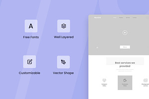 Videographer Wireframe Website