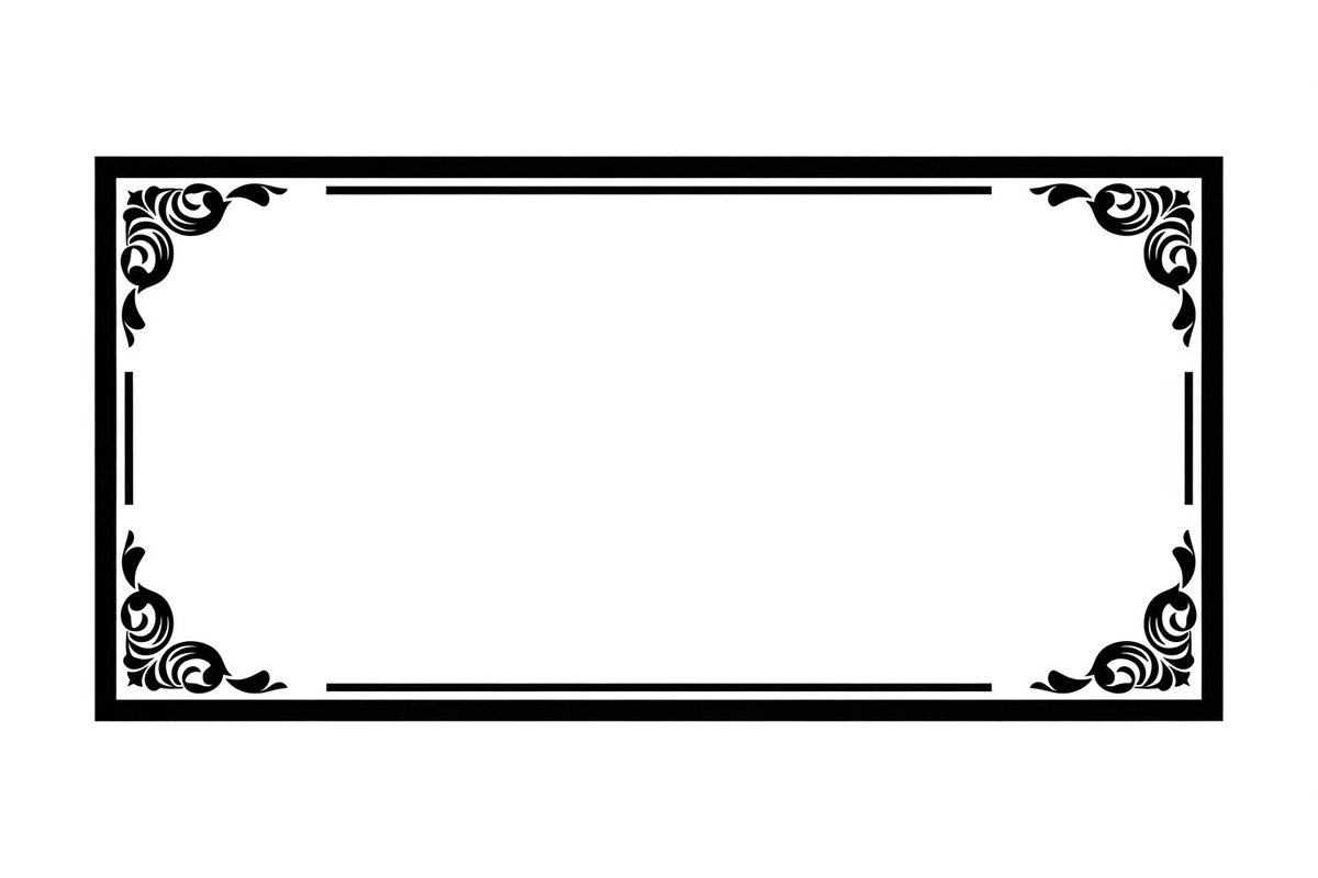 Classic Border Frame SVG Bundle, an Illustration by yasushie (Photo 12 of 28)