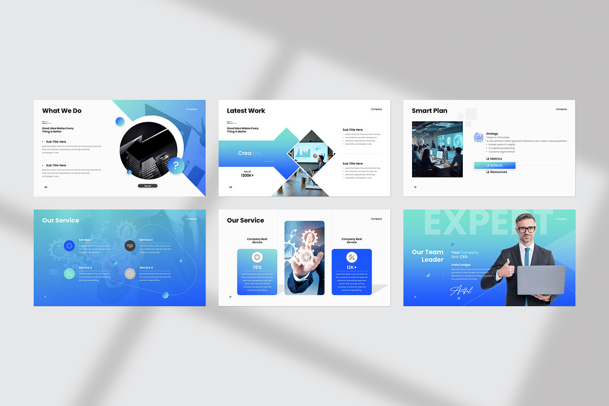 Company Proposal Template, a Presentation Template by slidestock55 (Photo 5 of 8)