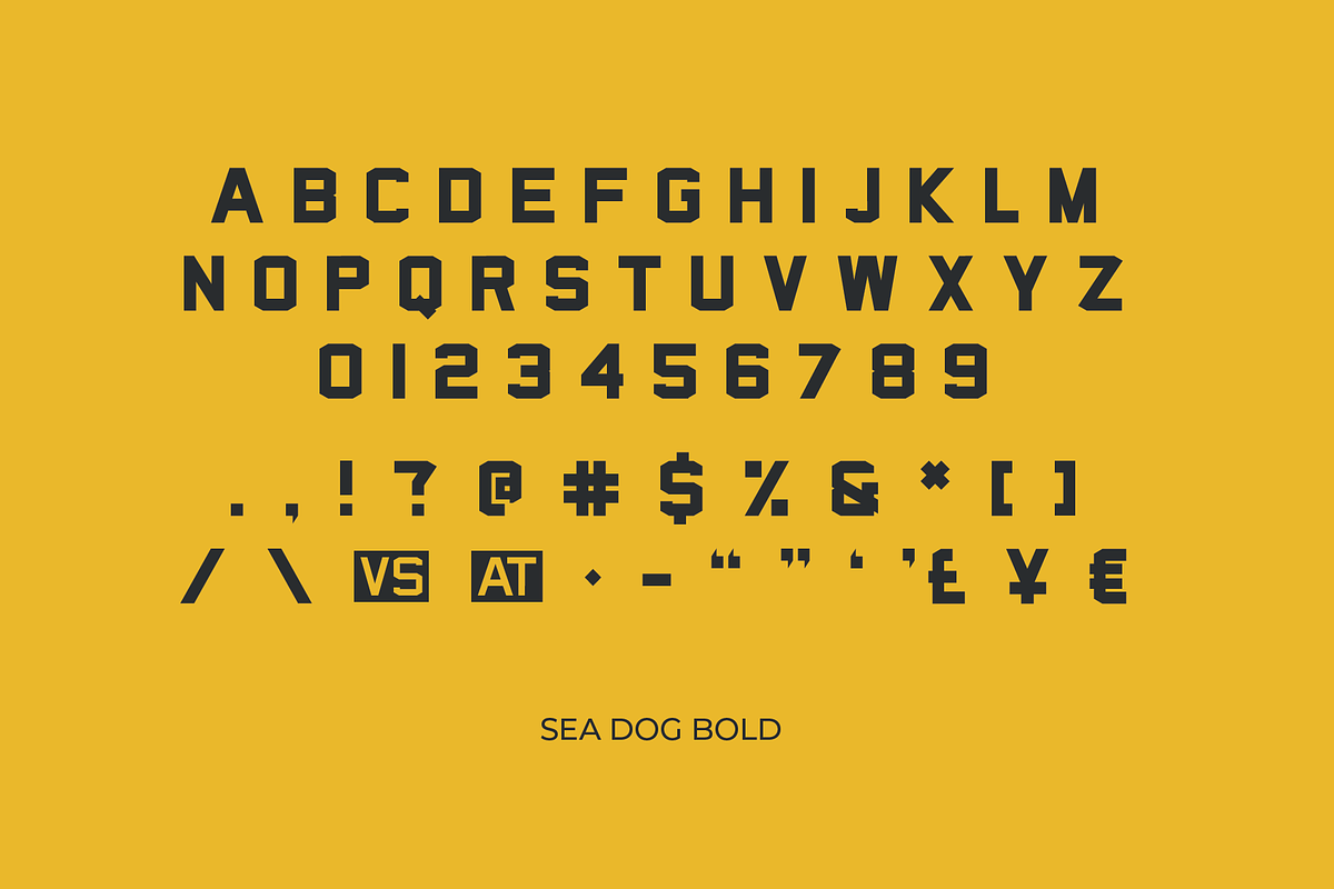 Sea Dog Bundle | Sports Display Font, a Font by Doug Houvener (Photo 14 of 17)