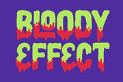 Haluween Fonts | Bloody Effect, a Script Font by Nurmiftah (Thumbnail 6 of 13)