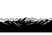 Endless Mountain Horizons Silhouette, a Graphic by musafir_fashion (Thumbnail 8 of 14)