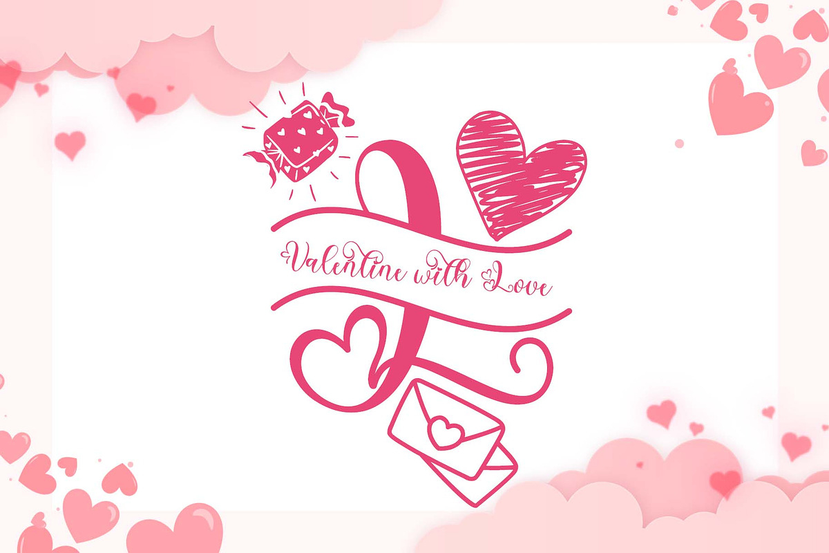 Valentine Delion Monogram, a Handwritten Font by Yoga Letter (Photo 2 of 6)