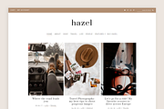 Hazel Theme • Genesis Child Theme, a WordPress Template by Code + Coconut (Thumbnail 1 of 7)