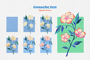 Gouache Zen Illustrator Brushes, a Brush Add-On by brushapes.com (Thumbnail 3 of 10)