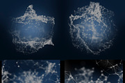 59 PLEXUS ABSTRACT BACKGROUNDS vol 1, a Technology Illustration by AndisREA (Thumbnail 4 of 4)
