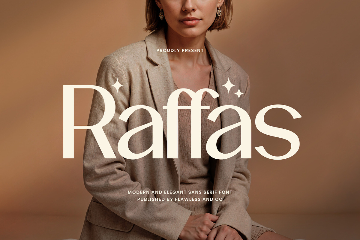Raffas, a Sans Serif Font by Flawless And Co (Photo 1 of 10)
